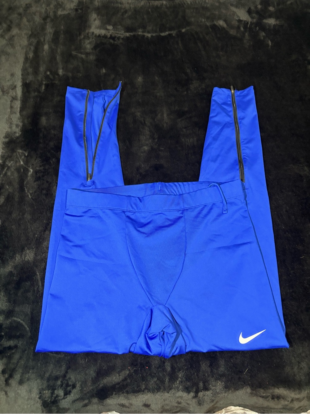 NWT Nike Team Stock Dri-Fit Running Tights Blue Mens X-Large CV2705-493